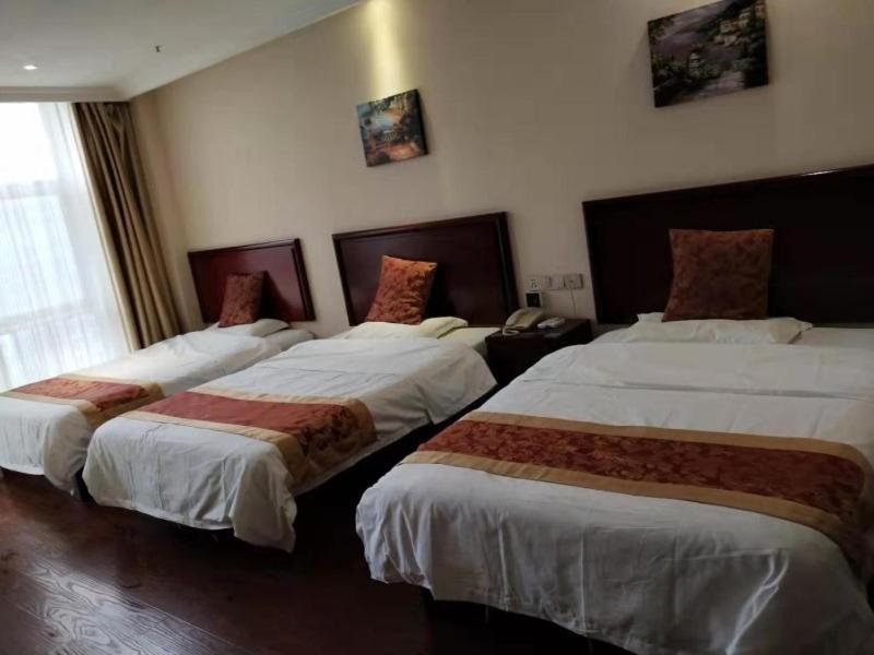 Greentree Inn Jiangsu Suzhou Huqiu West Chengbei Road Fulin Square Express Hotel Bagian luar foto