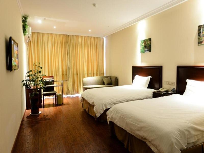 Greentree Inn Jiangsu Suzhou Huqiu West Chengbei Road Fulin Square Express Hotel Bagian luar foto