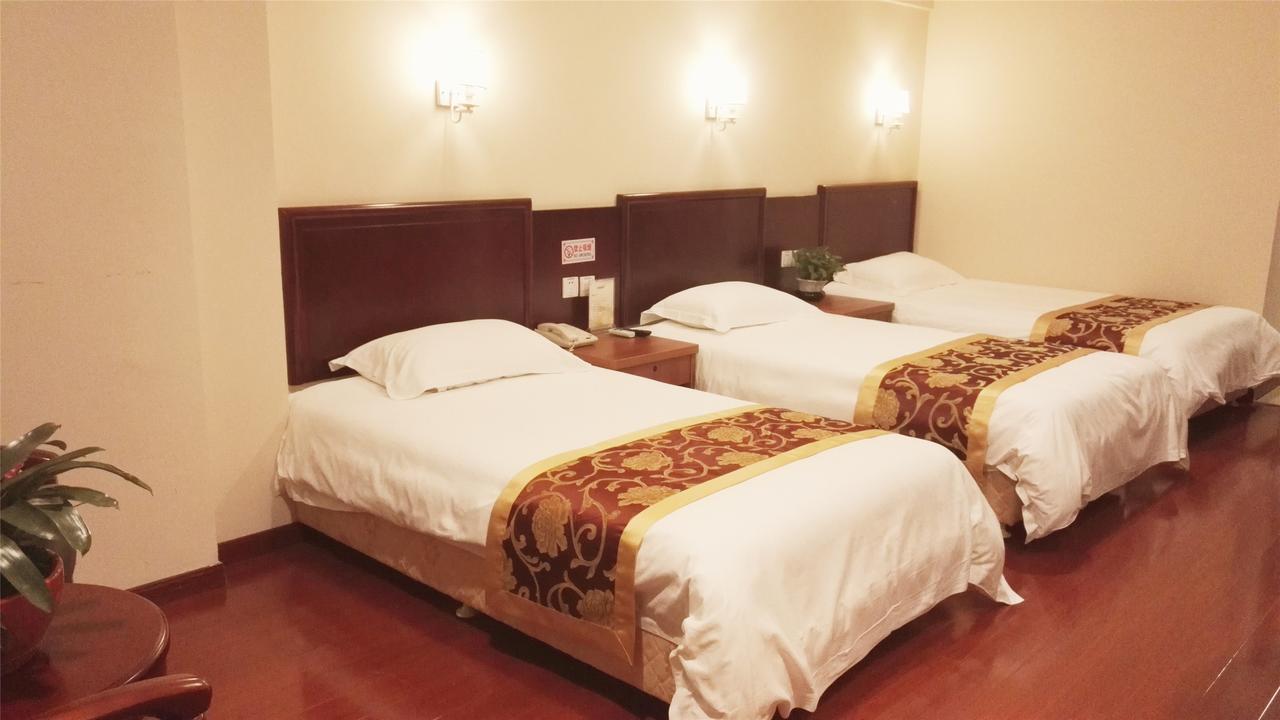 Greentree Inn Jiangsu Suzhou Huqiu West Chengbei Road Fulin Square Express Hotel Bagian luar foto